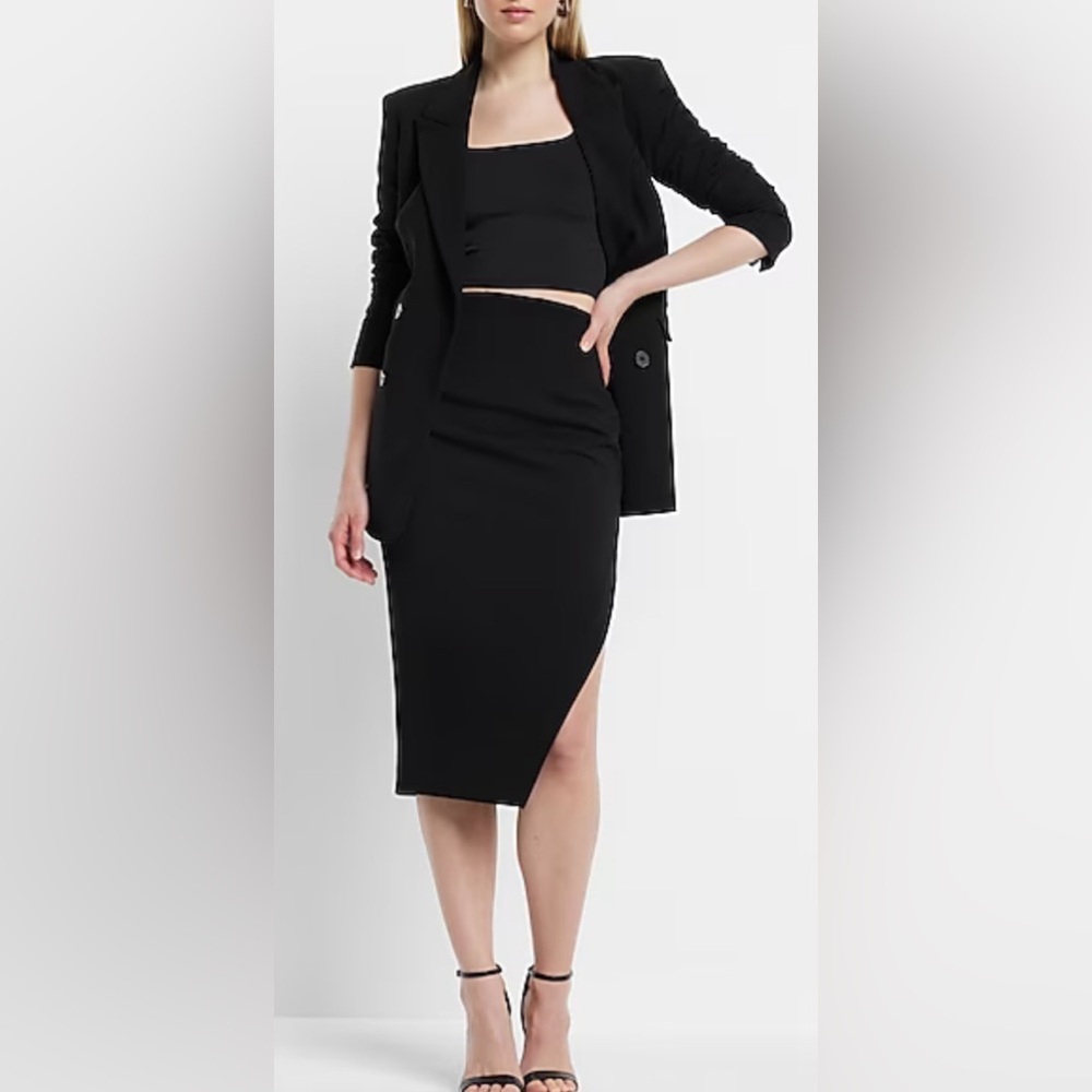 Express Super High Waisted Pencil Skirt